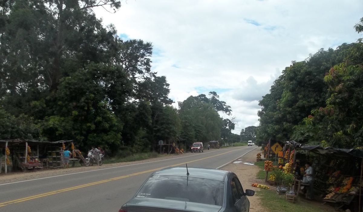 Tramo de la Ruta Nacional 34 en la provincia de Salta, cerca del límite con Jujuy